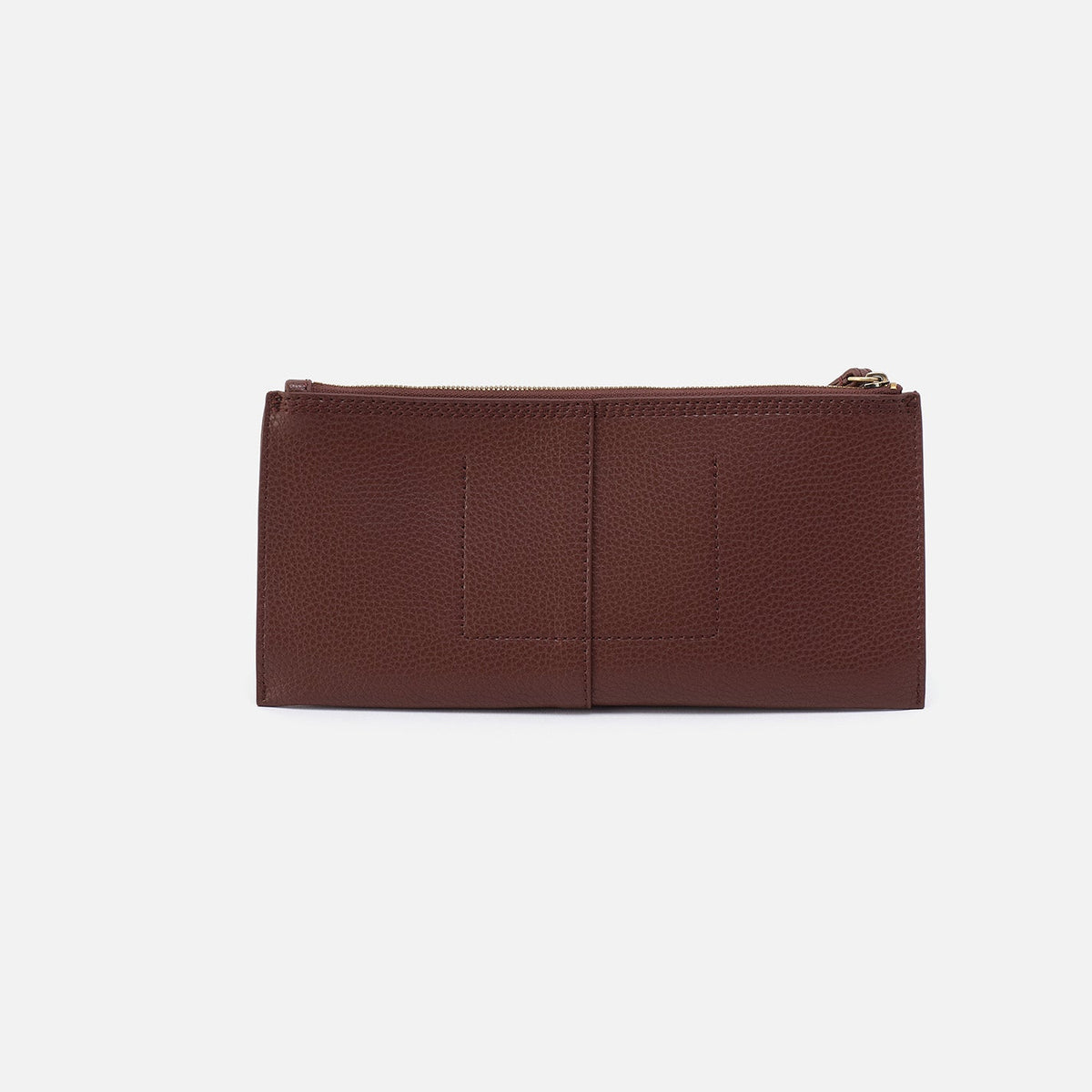 Vida Large Pouch in Micro Pebbled Leather - Chocolate | HOBO Quality