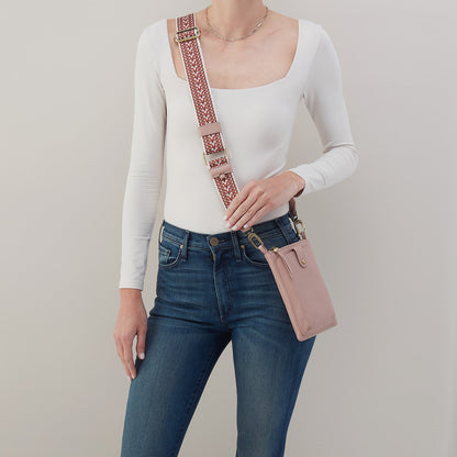 Cass Phone Crossbody In Pebbled Leather - Blush | HOBO Hot Sale
