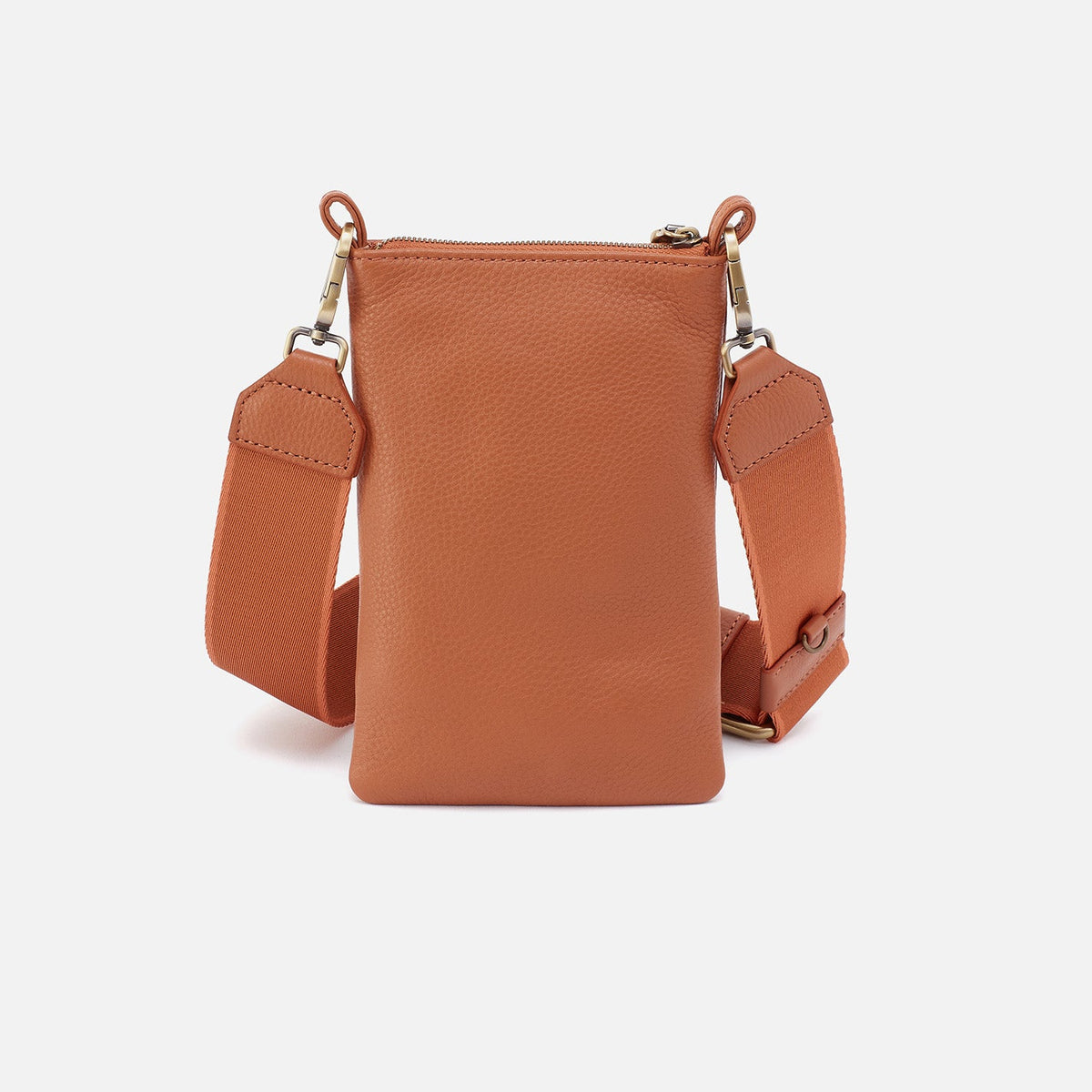 Cass Phone Crossbody In Pebbled Leather - Butterscotch | HOBO Smart Buy