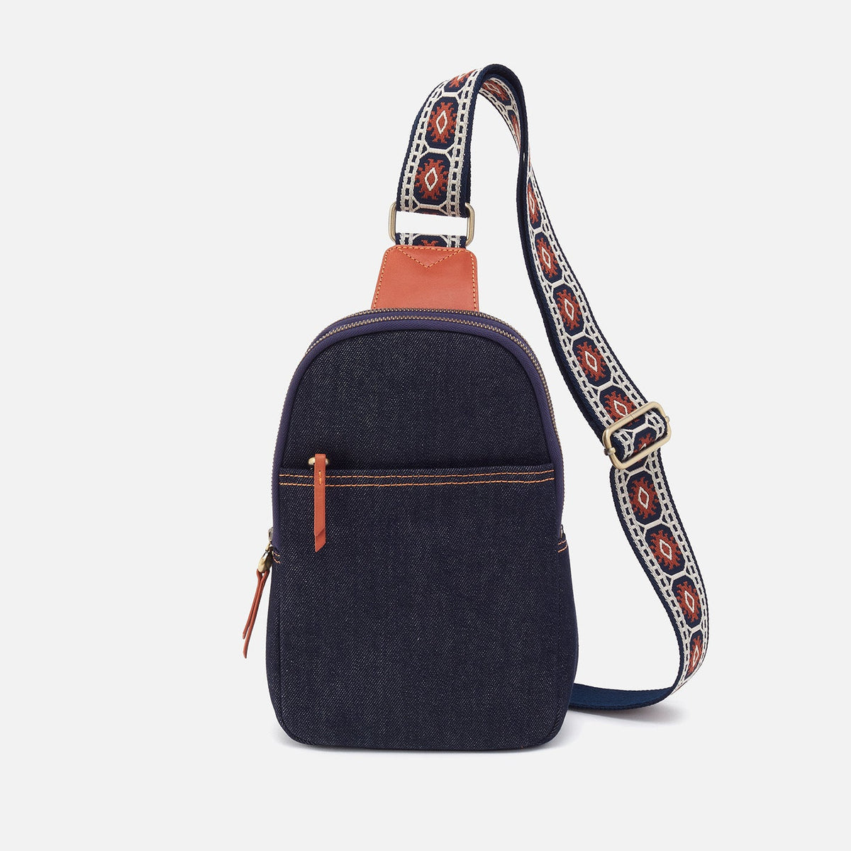 Cass Sling In Denim Fabric - Dark Denim | HOBO Featured
