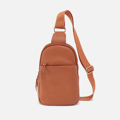 Cass Sling In Pebbled Leather - Butterscotch | HOBO Trusted