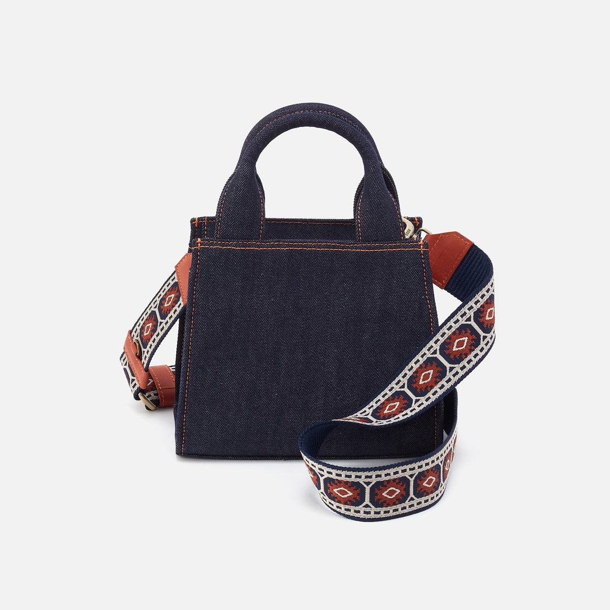 Cass Small Tote In Denim Fabric - Dark Denim | HOBO Customer Favorite