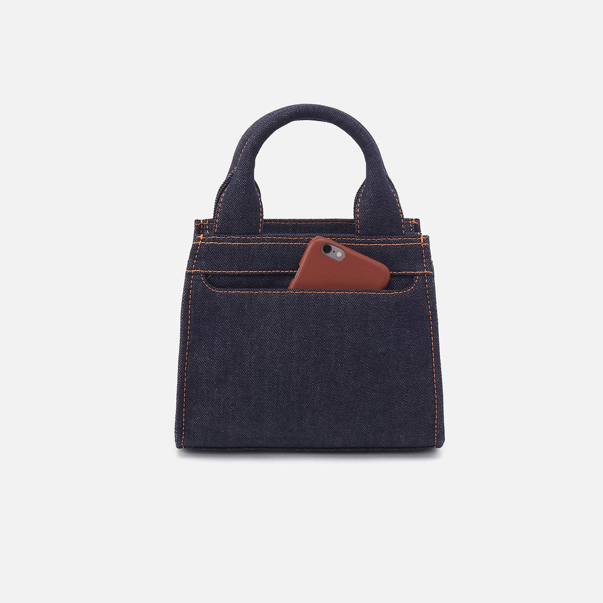 Cass Small Tote In Denim Fabric - Dark Denim | HOBO Customer Favorite