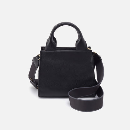 Cass Small Tote In Pebbled Leather - Black | HOBO Classic