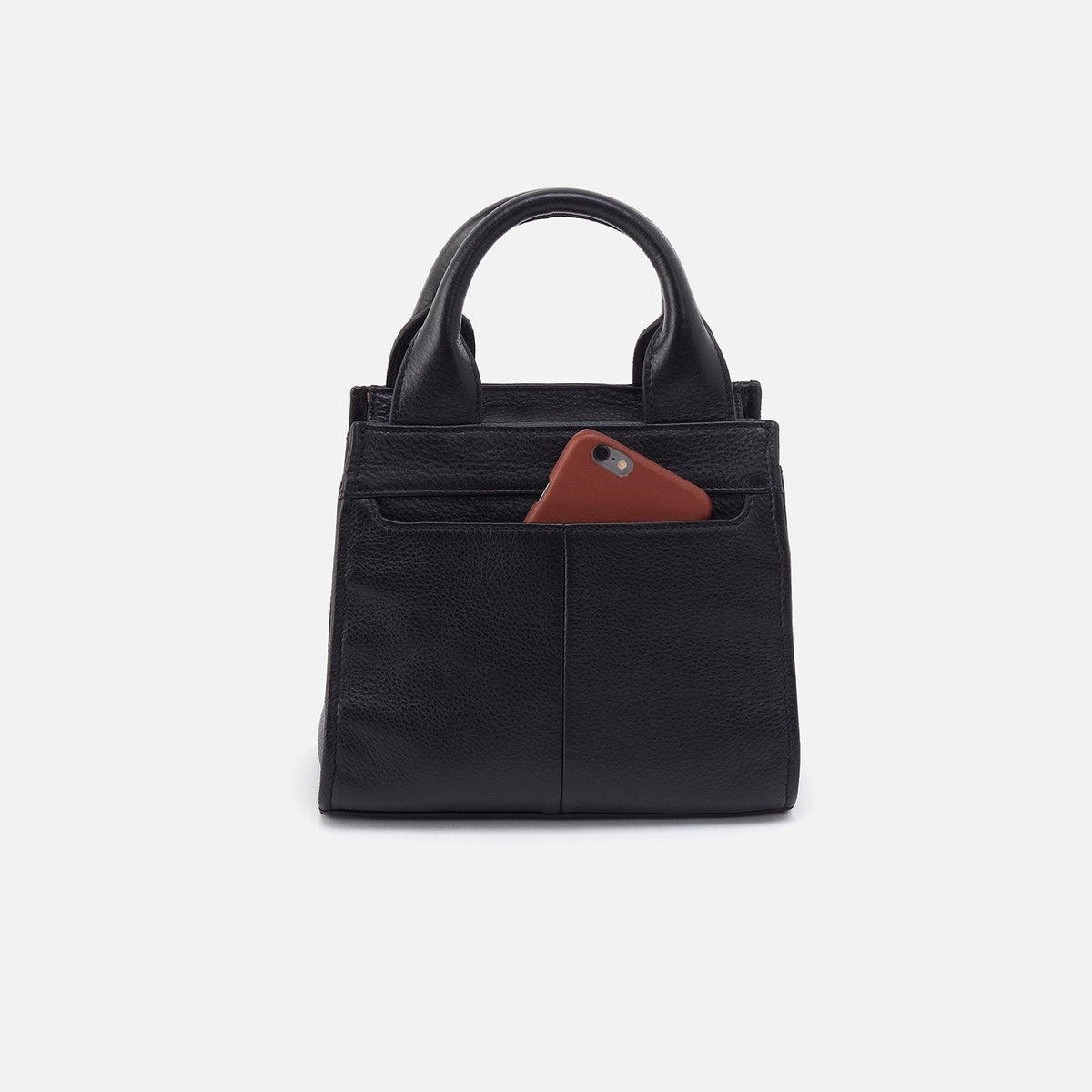 Cass Small Tote In Pebbled Leather - Black | HOBO Classic