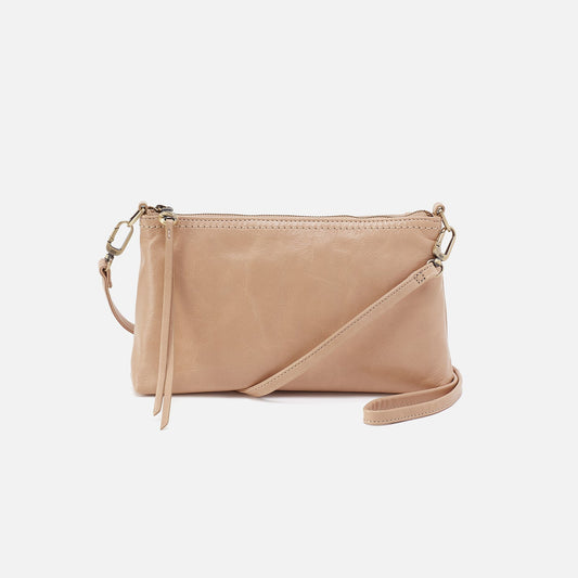 Darcy Crossbody In Polished Leather - Sand | HOBO Sale