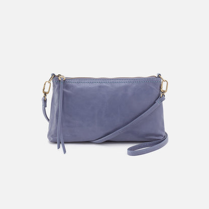 Darcy Crossbody In Polished Leather - Sky Blue | HOBO Value