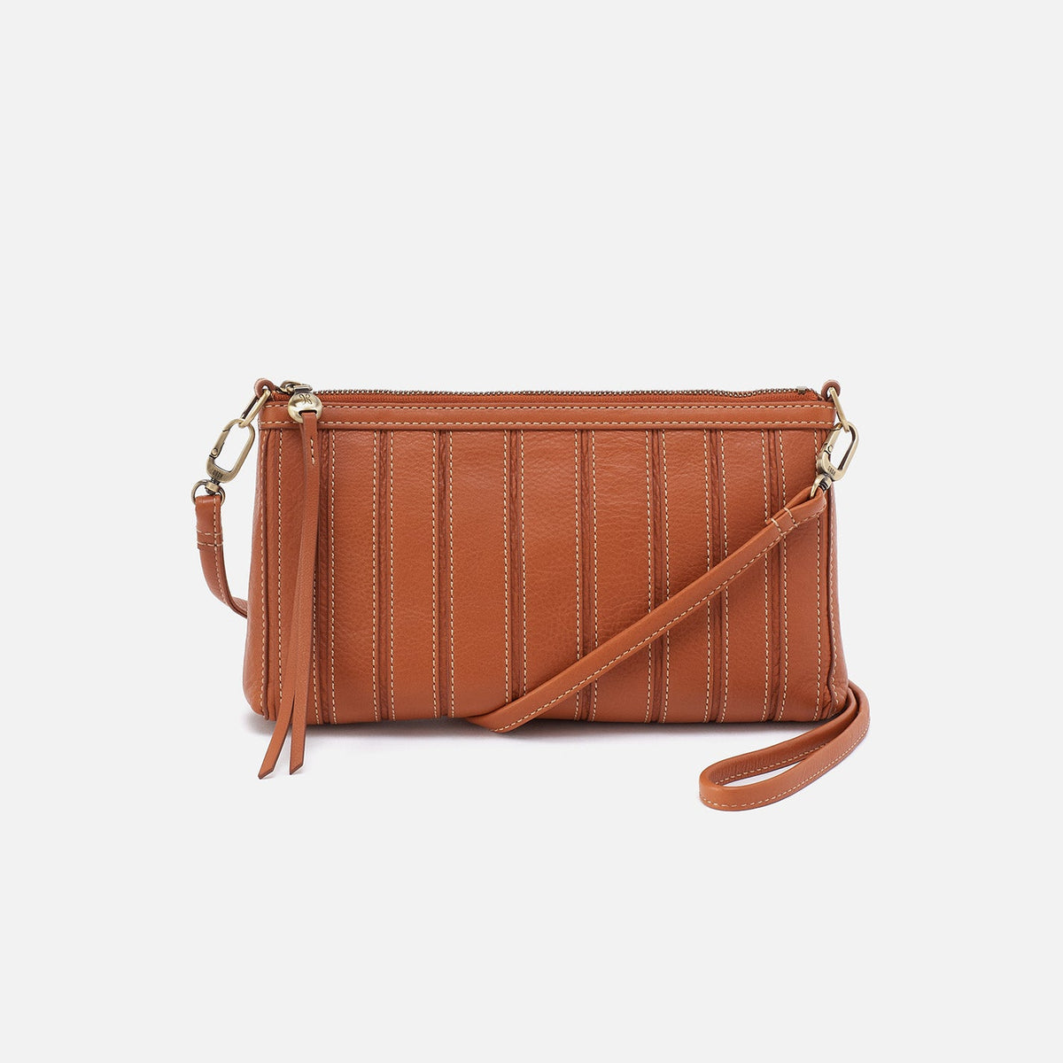 Darcy Crossbody In Smooth Leather - Burnished Caramel | HOBO Recommended