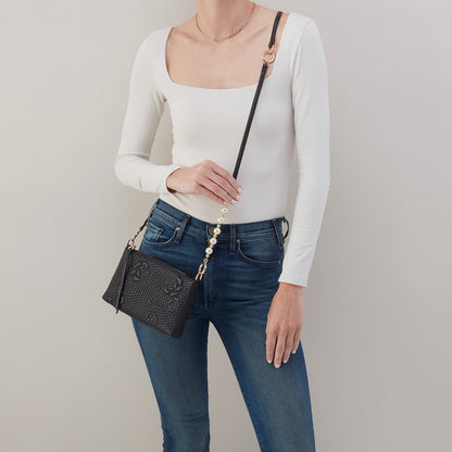 Darcy Crossbody In Smooth Leather - Black | HOBO Smart Buy