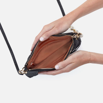 Darcy Crossbody In Smooth Leather - Black | HOBO Smart Buy