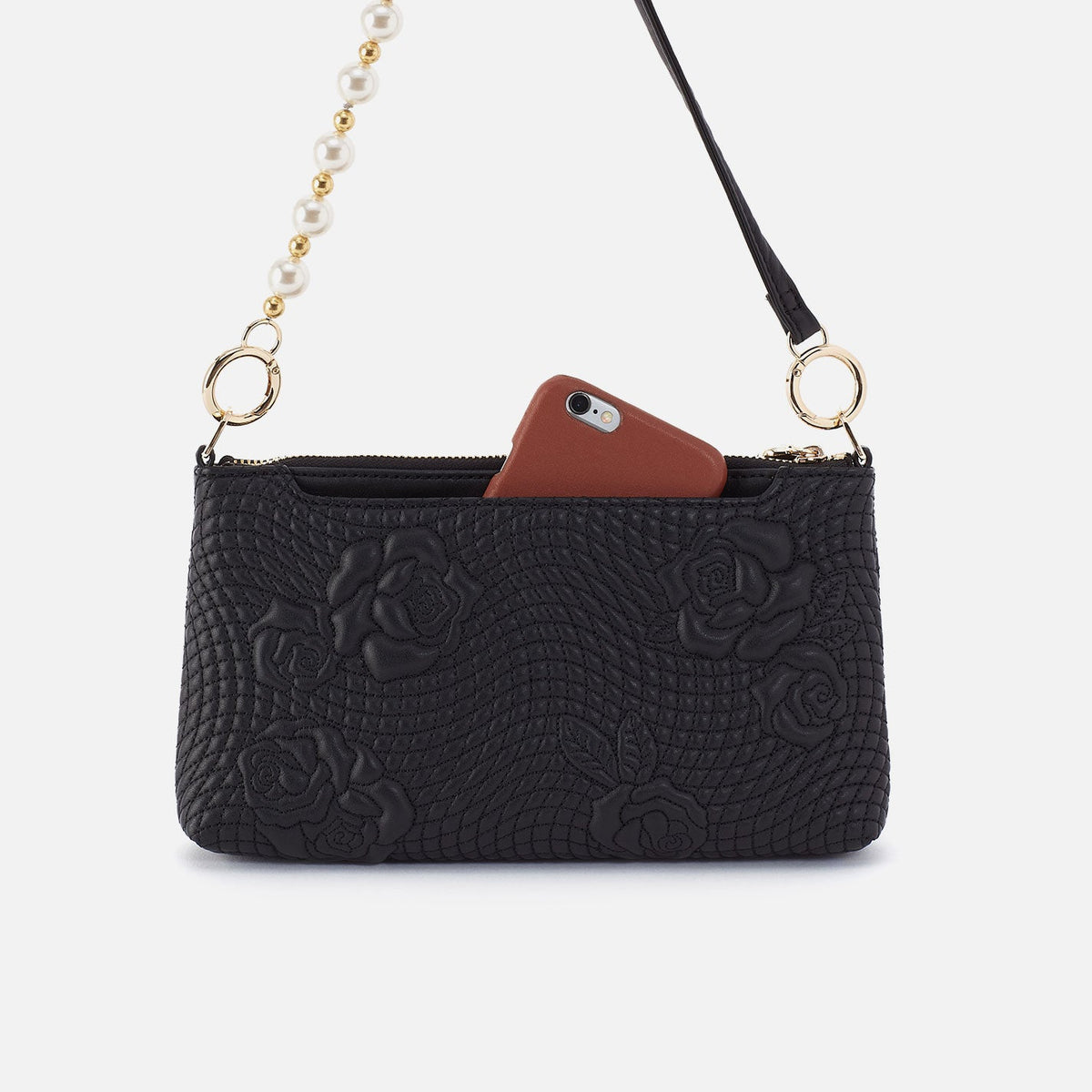 Darcy Crossbody In Smooth Leather - Black | HOBO Smart Buy