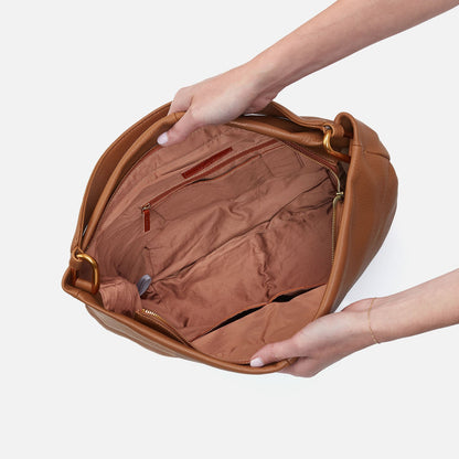 Harley Hobo In Pebbled Leather - Warm Honey | HOBO Hot Sale