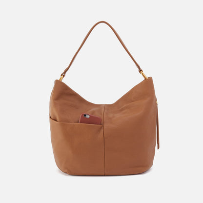 Harley Hobo In Pebbled Leather - Warm Honey | HOBO Hot Sale