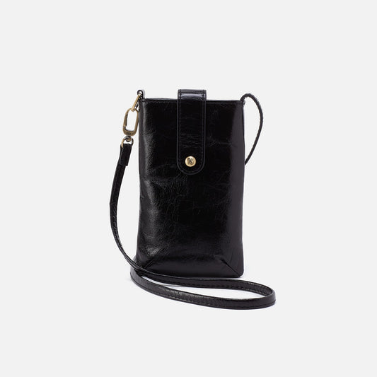 Marlo Carryall Crossbody In Polished Leather - Black | HOBO Special Offer