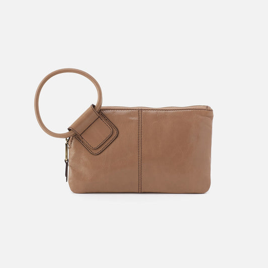 Sable Wristlet In Polished Leather - Cashmere | HOBO Special Offer
