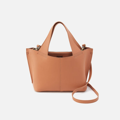 Vida Small Tote in Micro Pebbled Leather - Biscuit | HOBO Discount
