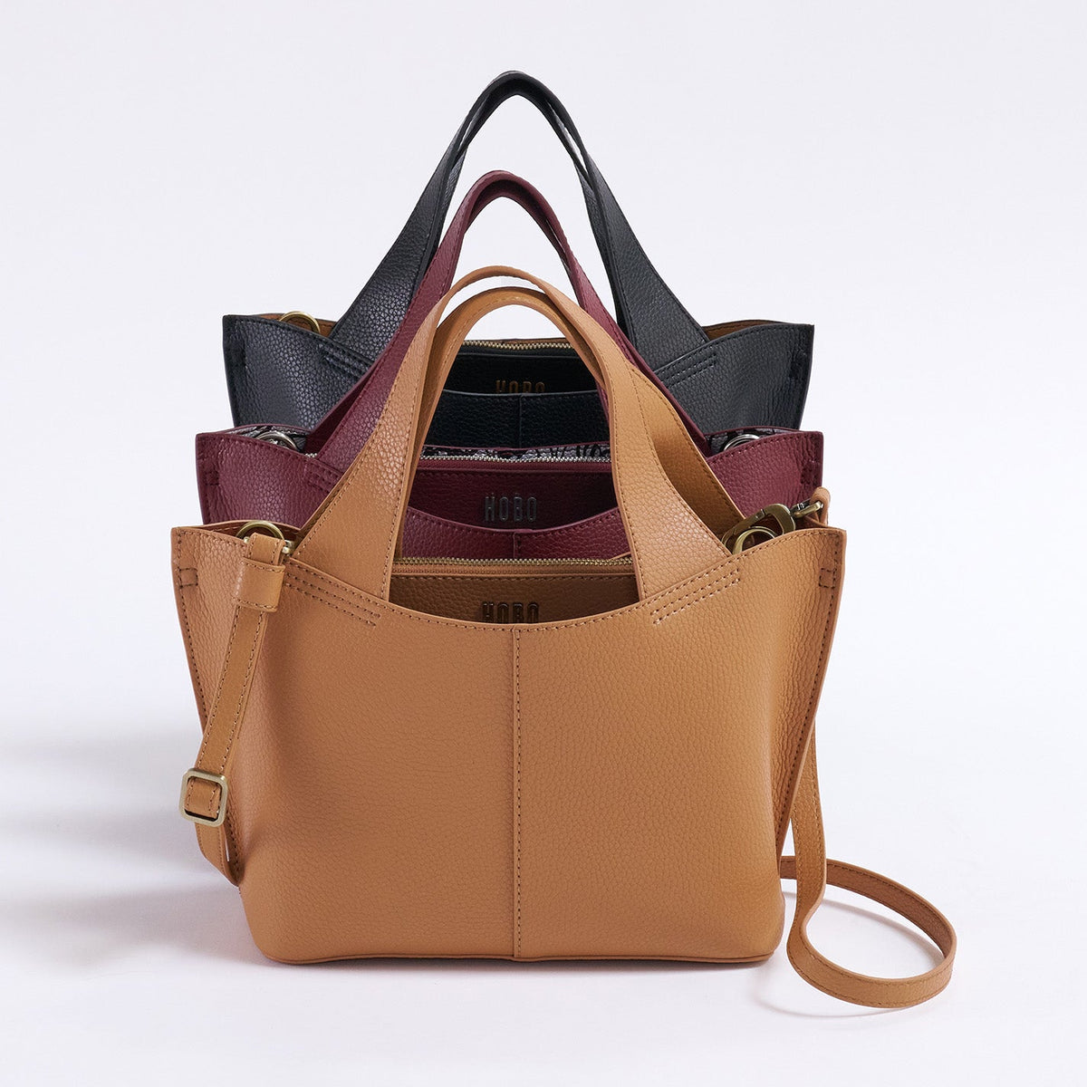 Vida Small Tote in Micro Pebbled Leather - Black | HOBO Hot Sale