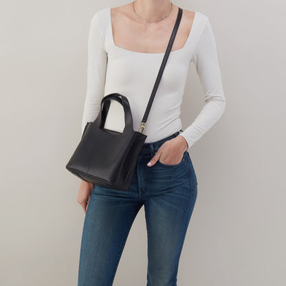 Vida Small Tote in Micro Pebbled Leather - Black | HOBO Hot Sale