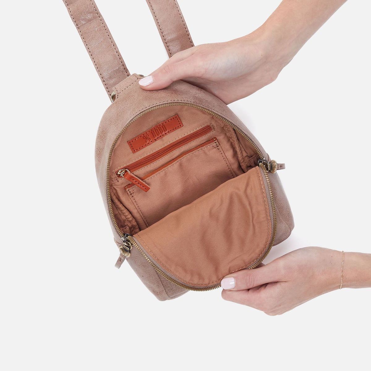 Fern Sling In Buffed Leather - Hazel | HOBO Featured