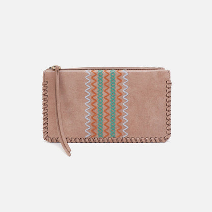 Foray Large Wallet In Buffed Leather - Hazel | HOBO Popular