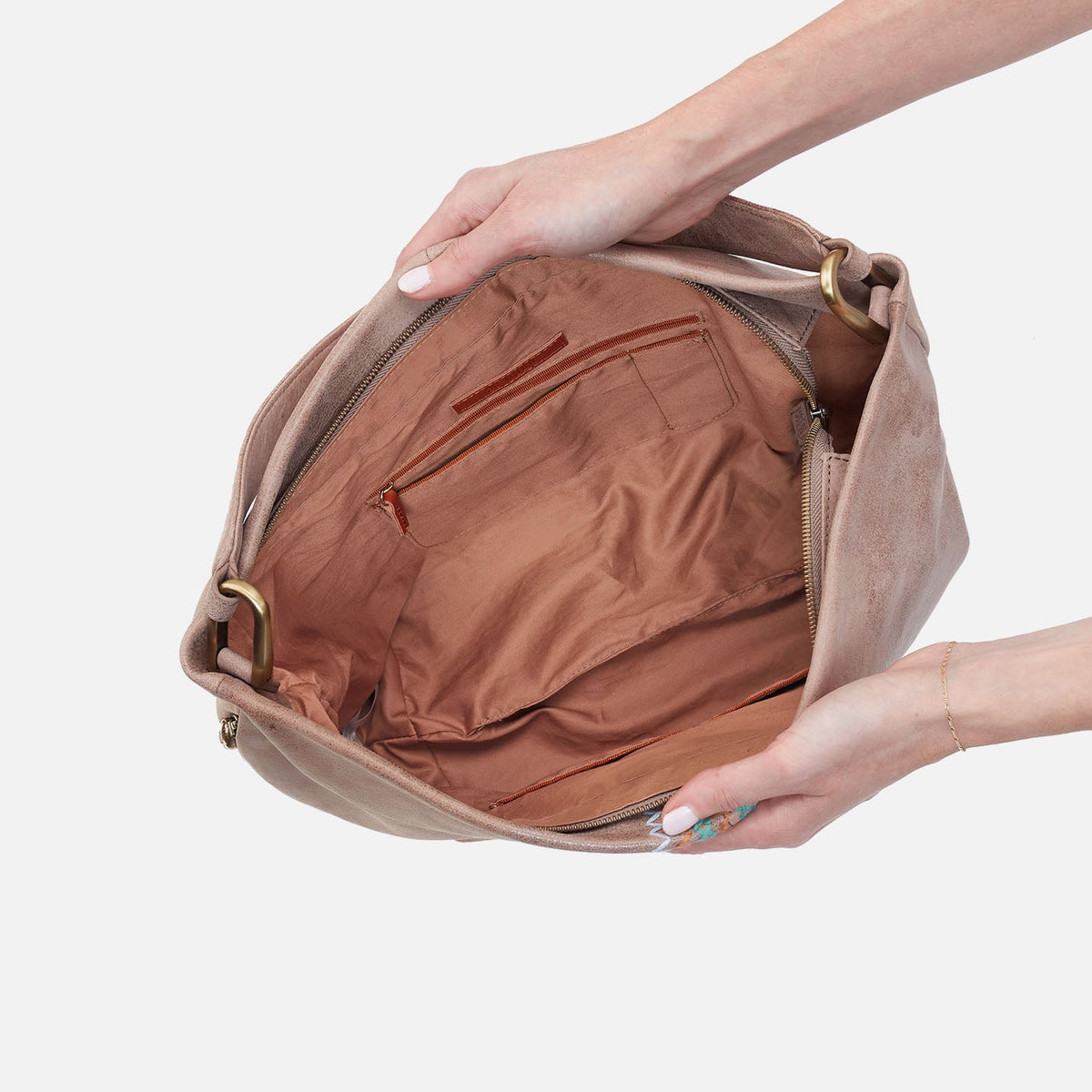 Harley Hobo In Buffed Leather - Hazel | HOBO Signature