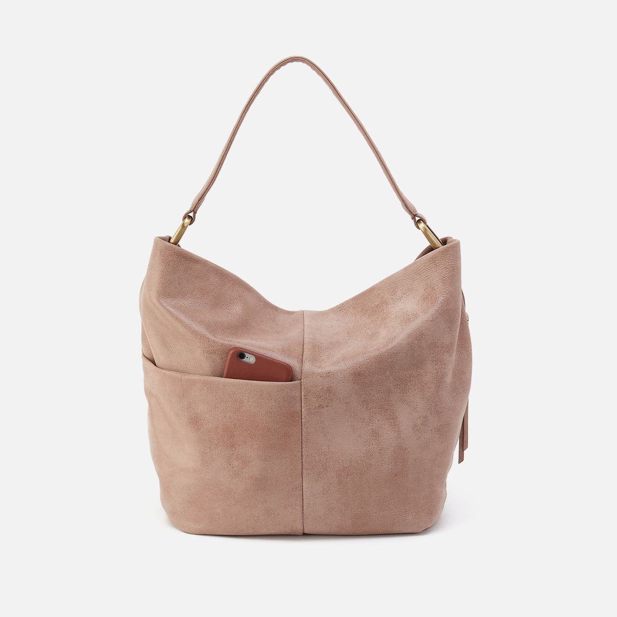 Harley Hobo In Buffed Leather - Hazel | HOBO Signature