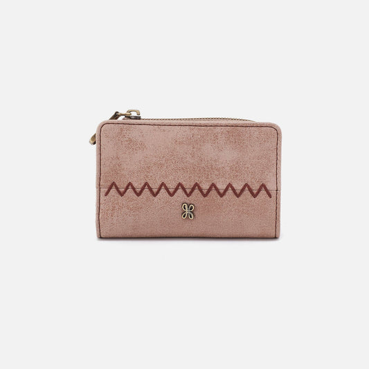 Jill Card Case In Buffed Leather - Hazel | HOBO Sale