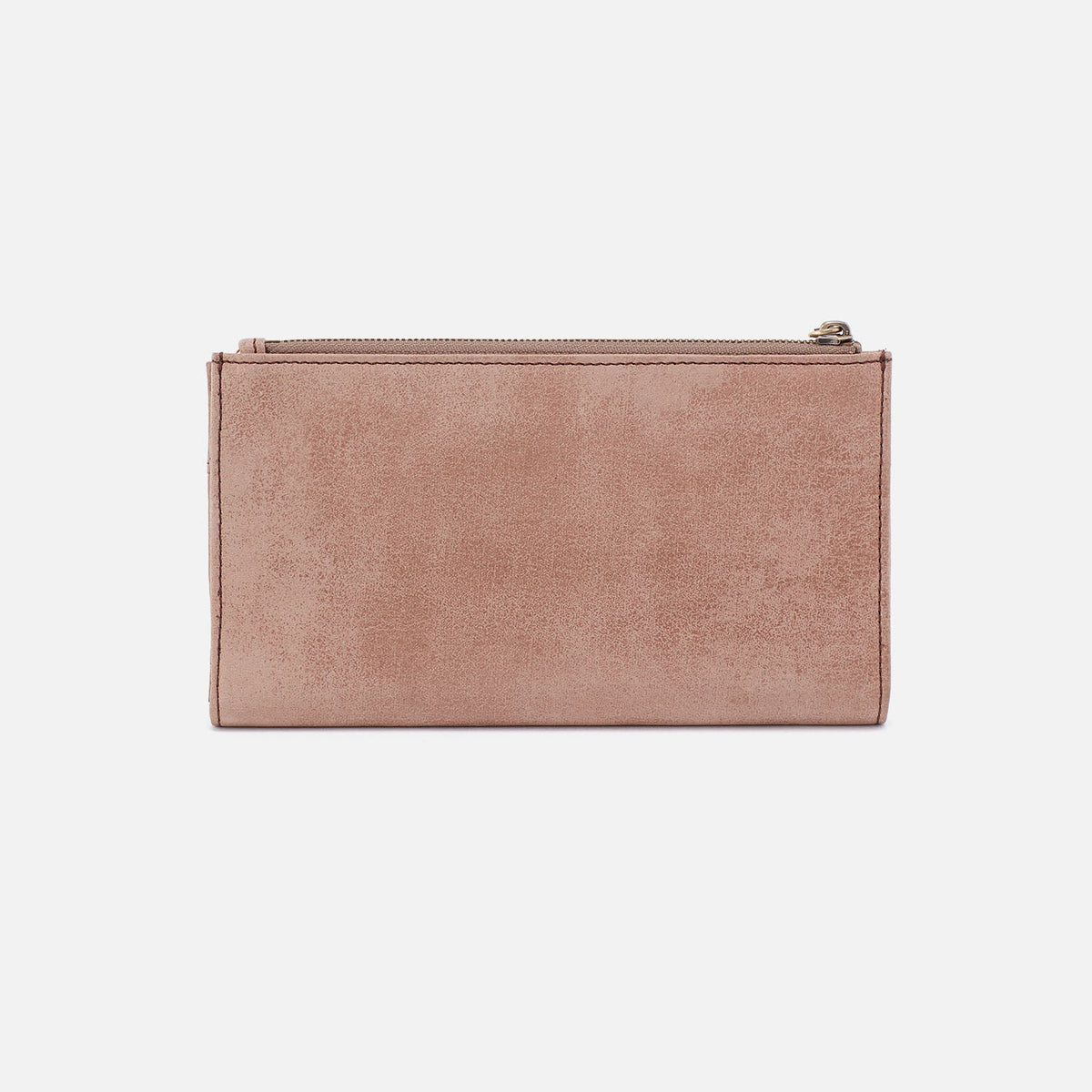 Jill Large Bifold Wallet In Buffed Leather - Hazel | HOBO Trusted