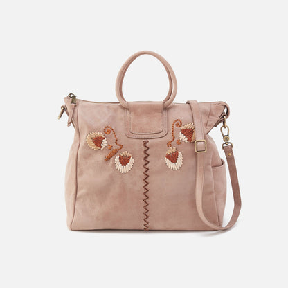Sheila Large Satchel In Buffed Leather - Hazel | HOBO Special Offer