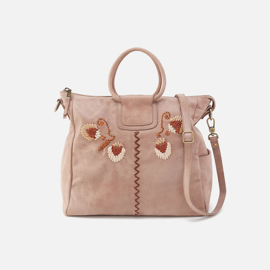 Sheila Large Satchel In Buffed Leather - Hazel | HOBO Special Offer