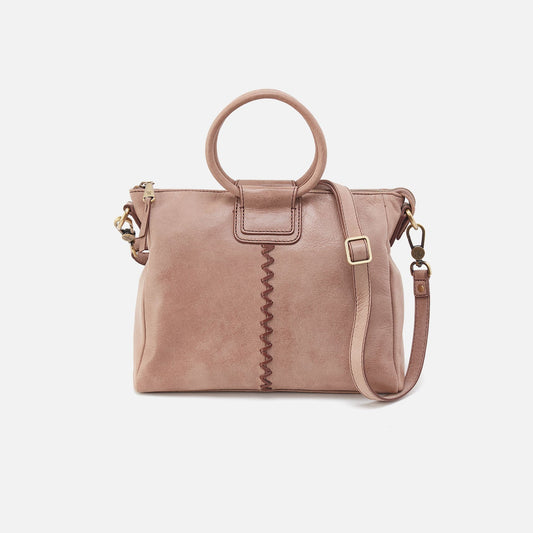 Sheila Medium Satchel In Buffed Leather - Hazel | HOBO New