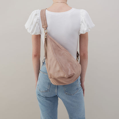 Sway Convertible Sling In Buffed Leather - Hazel | HOBO Trusted