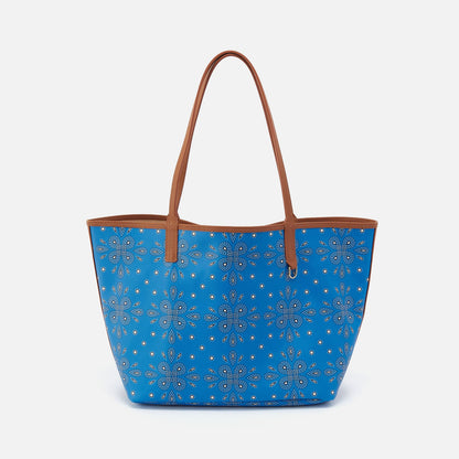 All That Tote In Coated Canvas - Blue Journey Bandana | HOBO Everyday