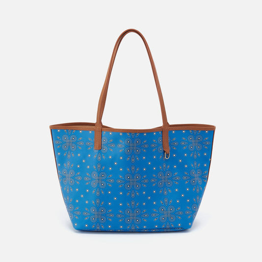 All That Tote In Coated Canvas - Blue Journey Bandana | HOBO Everyday