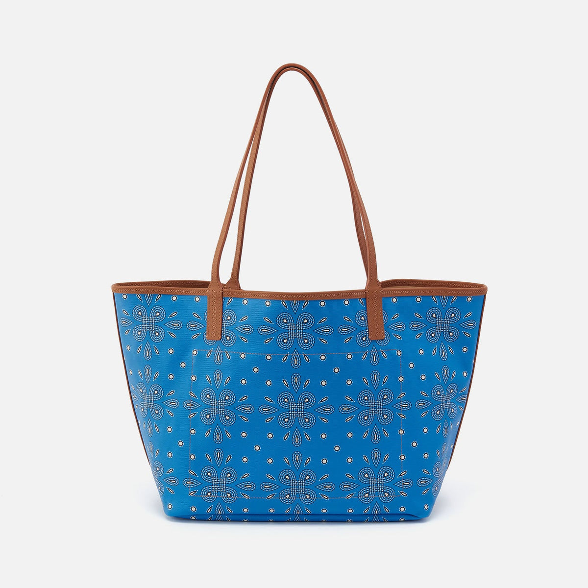 All That Tote In Coated Canvas - Blue Journey Bandana | HOBO Everyday