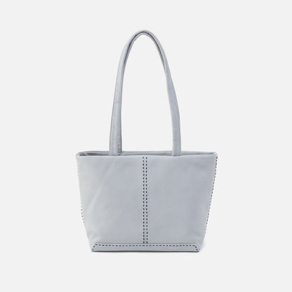Austin Tote In Pebbled Leather - Blue Pearl | HOBO Trusted