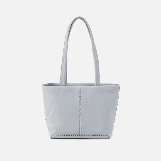 Austin Tote In Pebbled Leather - Blue Pearl | HOBO Trusted