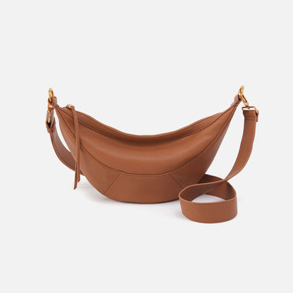 Carmen Sling In Pebbled Leather - Warm Honey | HOBO Trusted