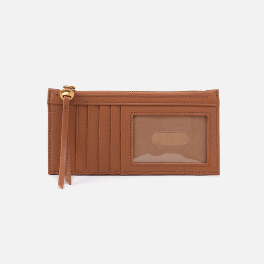 Carte Card Case In Pebbled Leather - Warm Honey | HOBO Everyday