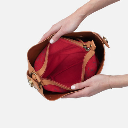 Catalina Hobo In Smooth Leather - Doe | HOBO New