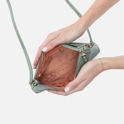 Darcy Crossbody In Polished Leather - Jade | HOBO Customer Favorite