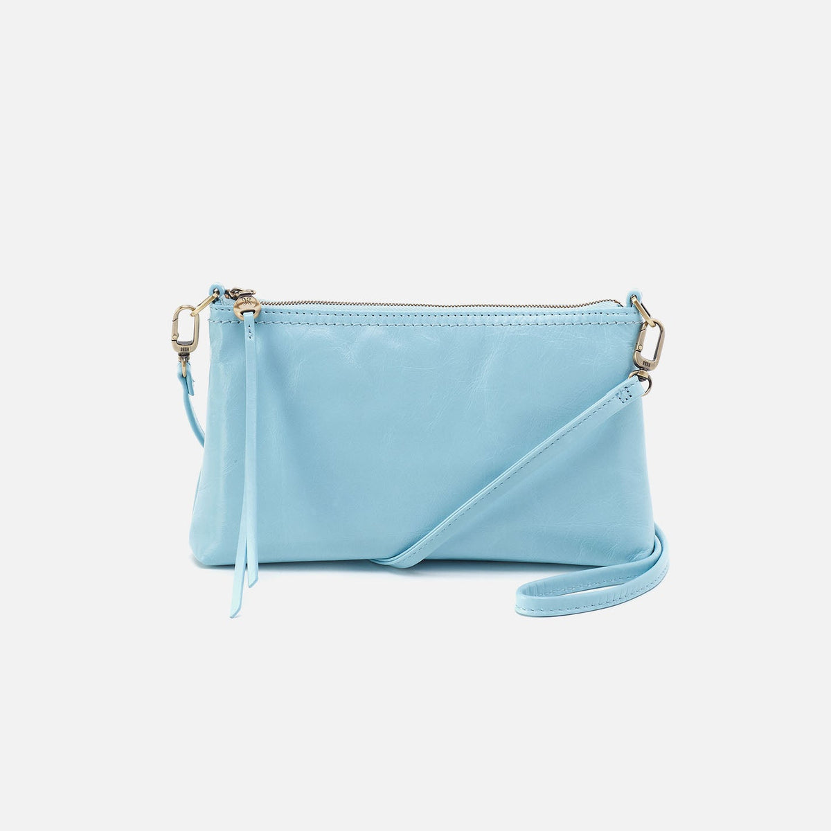 Darcy Crossbody In Polished Leather - Stratosphere | HOBO Essential