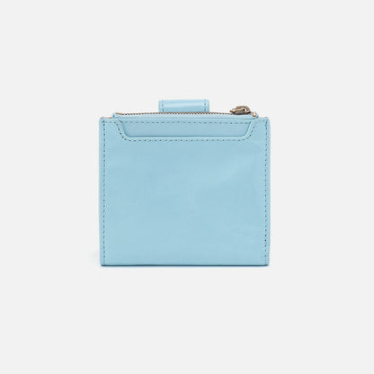 Dunn Mini Wallet In Polished Leather - Stratosphere | HOBO Best Seller