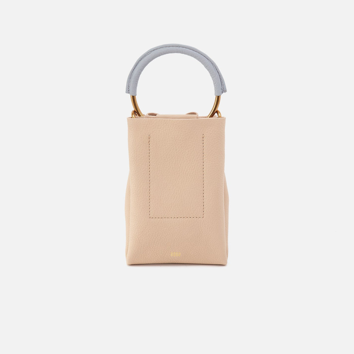 Eden Phone Crossbody In Pebbled Leather - Linen | HOBO New