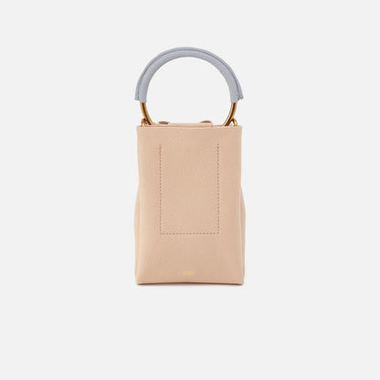 Eden Phone Crossbody In Pebbled Leather - Linen | HOBO New