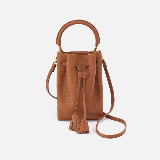 Eden Phone Crossbody In Pebbled Leather - Warm Honey | HOBO Special Offer