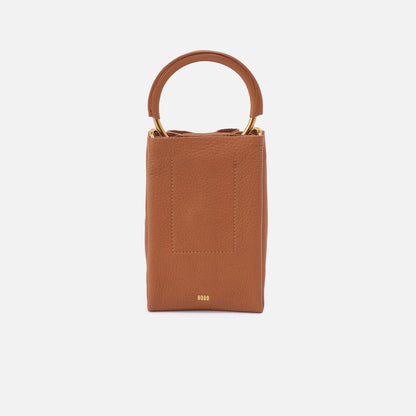 Eden Phone Crossbody In Pebbled Leather - Warm Honey | HOBO Special Offer