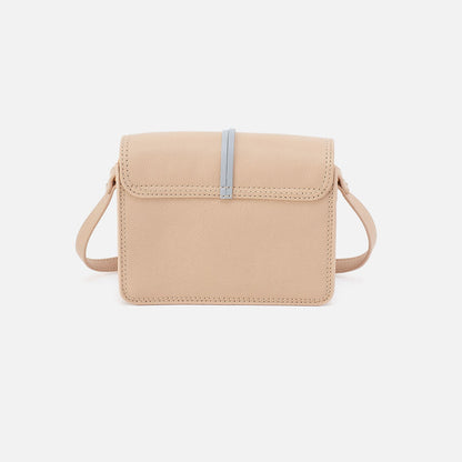 Eden Small Crossbody In Pebbled Leather - Linen | HOBO Recommended