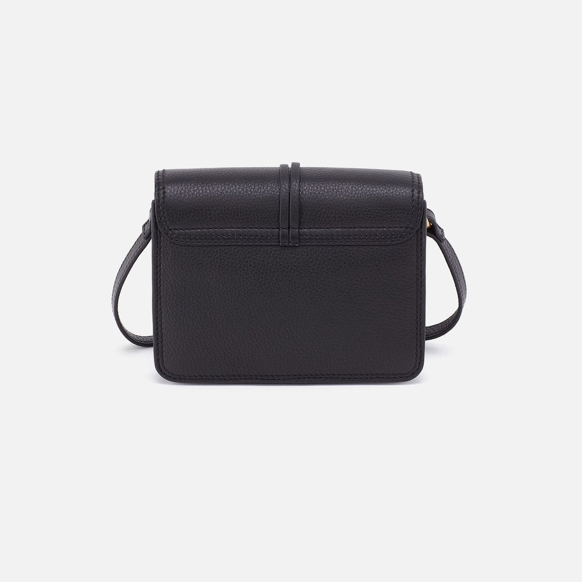 Eden Small Crossbody In Pebbled Leather - Black | HOBO Exclusive