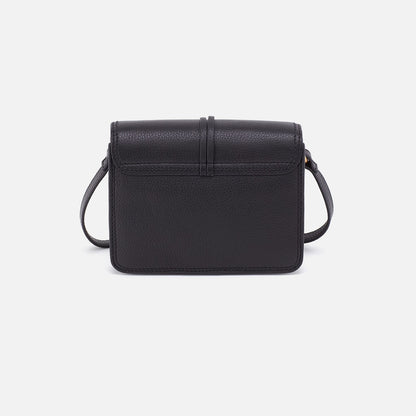 Eden Small Crossbody In Pebbled Leather - Black | HOBO Exclusive